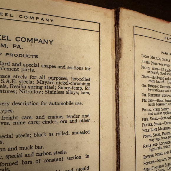 Vintage Bethlehem Manual of Steel Construction Book 1934 Structural Shapes - Picture 7 of 16